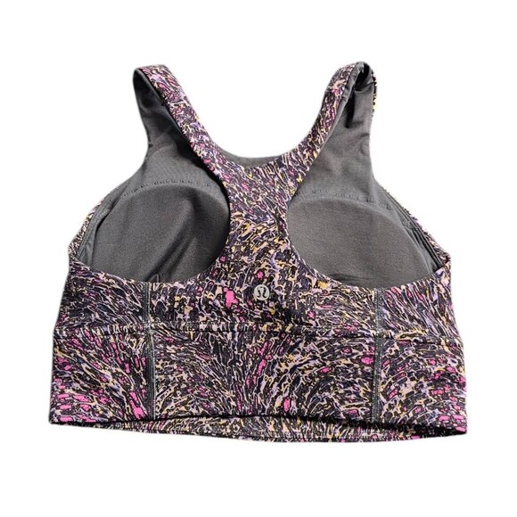 Lululemon Wunder Train Long-Line Bra Med Support, C/D Cups Topography Multi, 8 - Picture 2 of 6
